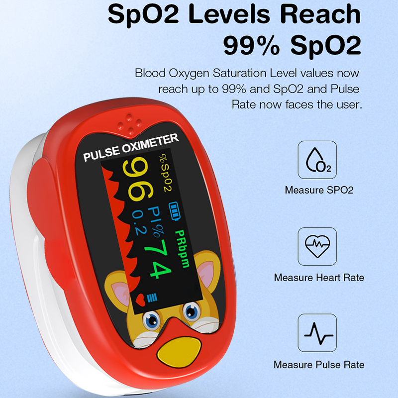 Pulse Oximeter Fingertip Rechargeable - 손가락 끝 맥박 산소 농도계, USB
