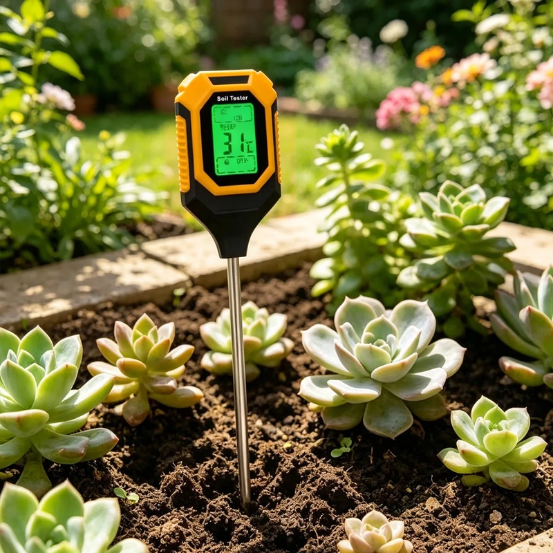 4-in-1 토양 테스터, pH, 온도 및 햇빛 측정  - Ph Meter Digital Water Tester 리뷰 및 가격
